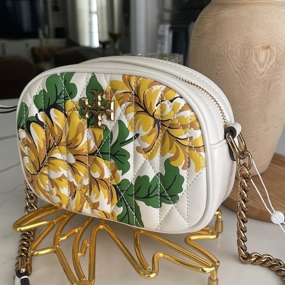 New! Tory Burch Floral Crossbody Bag - Picture 12 of 16